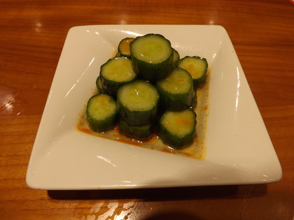 キュウリの和え物